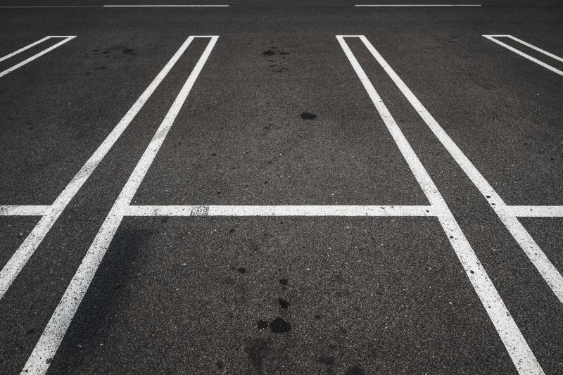 Parking Lot with Chip Seal