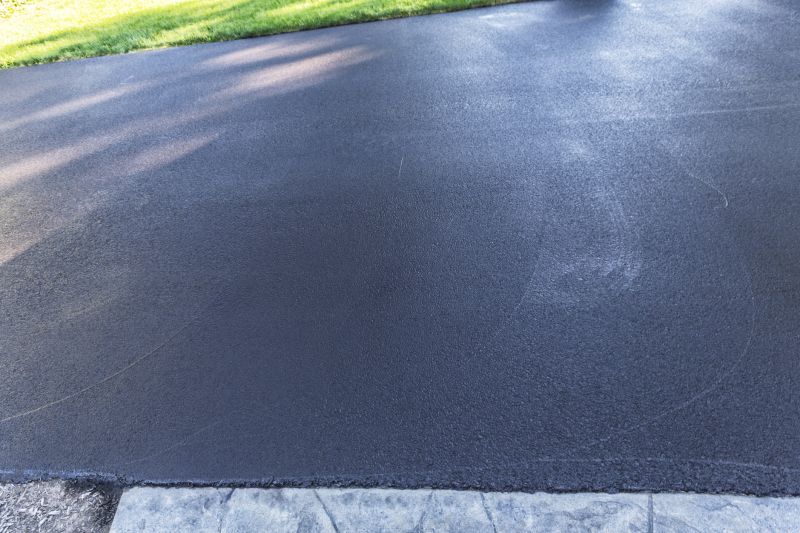 Blacktop Driveway with Clear Edges
