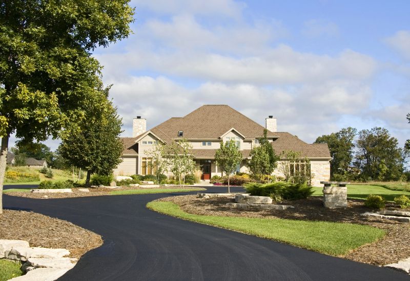 Elegant Asphalt Driveway
