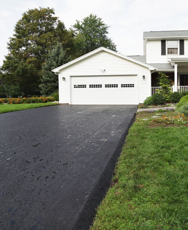 Finished Blacktop Driveway